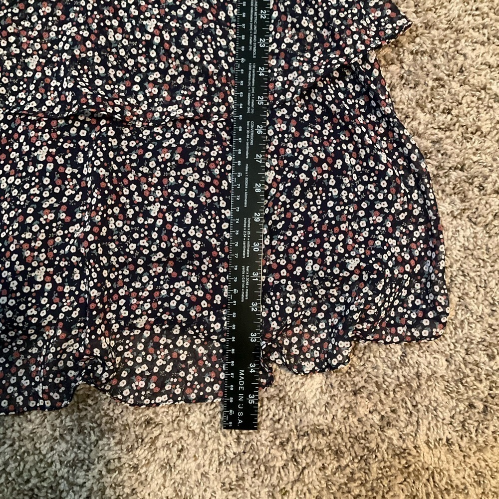 Sugarlips Sugar + Lips Dress Ashlee Floral Back Cut Out Mini Size L - Picture 10 of 15